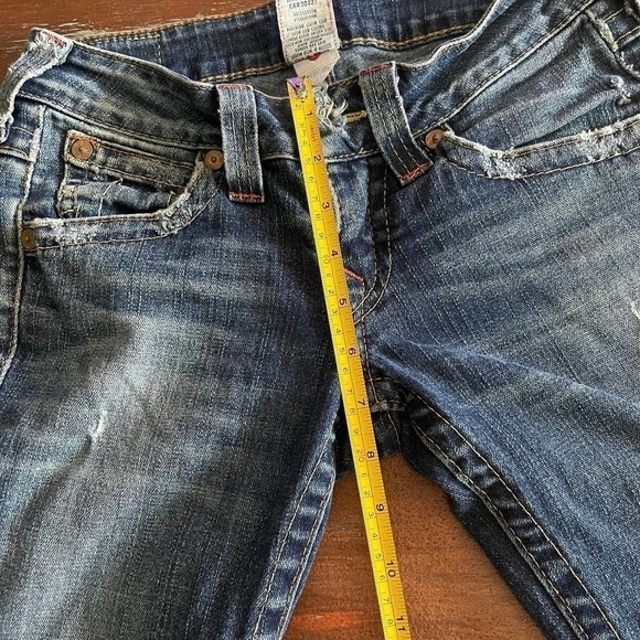 True Religion Women's Distressed Jeans Pants Size 27 - Picture 8 of 9
